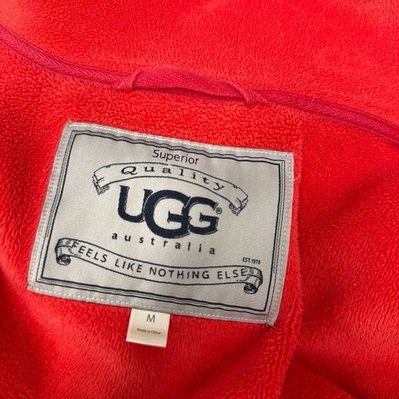 UGG Australia Women's Duffield Robe Spa Collar Belted Shawl Long - Picture 4 of 5